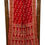 Thumbnail: red khaddi chiffon handloom banarasi saree pallu view