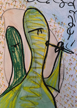 Gurken pflastern den Weg