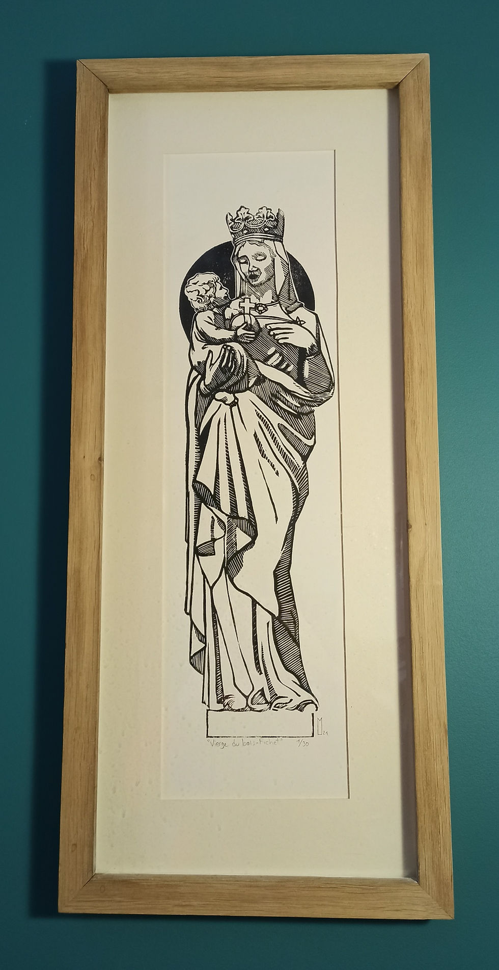 Miniature : Vierge du Bois Fichet