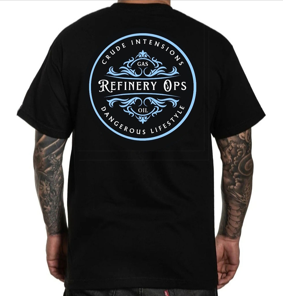 Light blue Ops back view