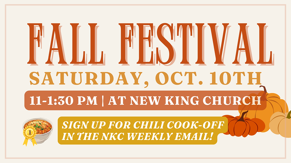 New King  Church Fall Festival