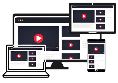 your video ads can be on any phone, tv, computer, laptop, and tablet