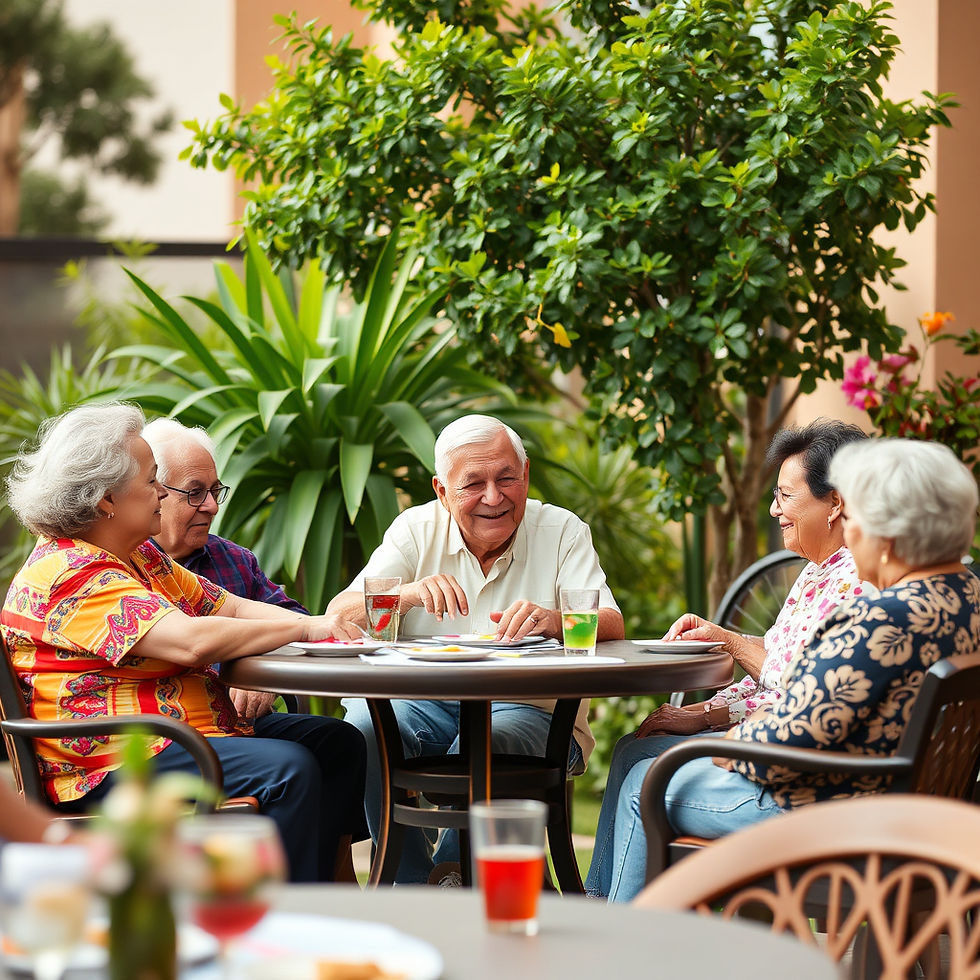Hispanic Senior Community Center - refreshments and snacks donated by Taylor Farms every Tuesday from 10-11am.