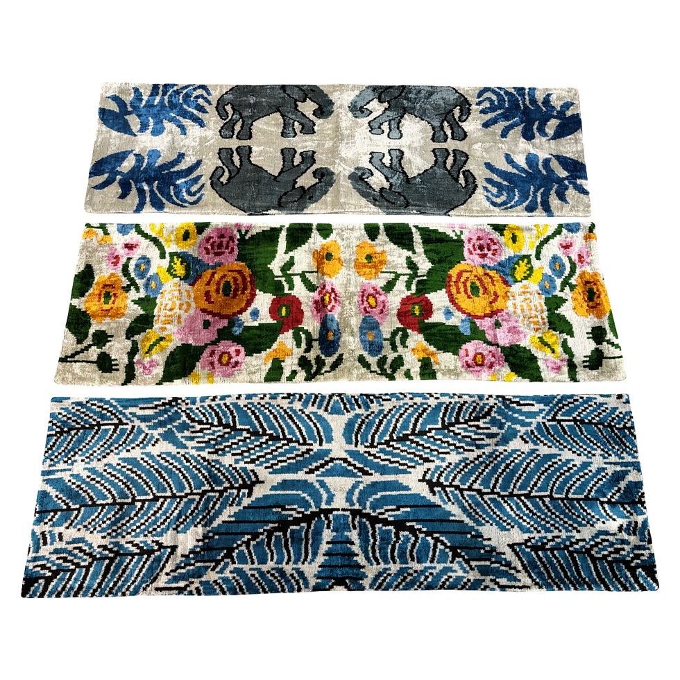 Thumbnail: Turkish Velvet Lumbar Pillow Cover