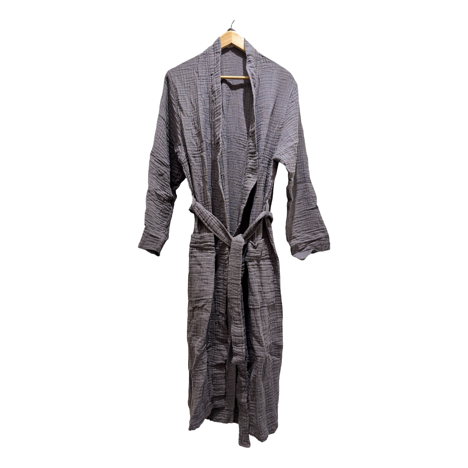 Turkish Cotton Wrinkle Robe