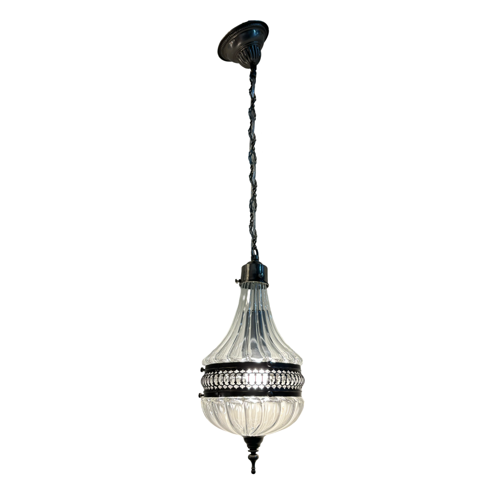 Turkish Pyrex Chandelier 35cm