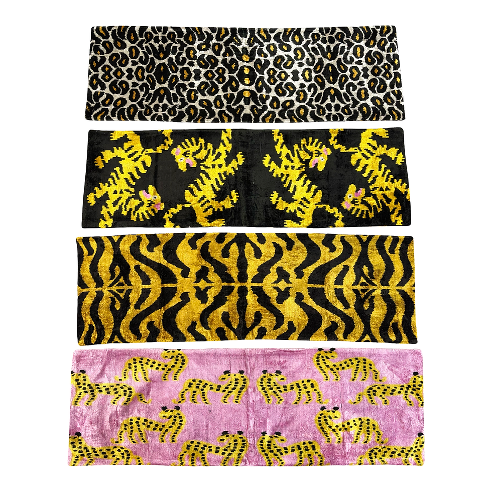 Thumbnail: Turkish Velvet Lumbar Pillow Cover