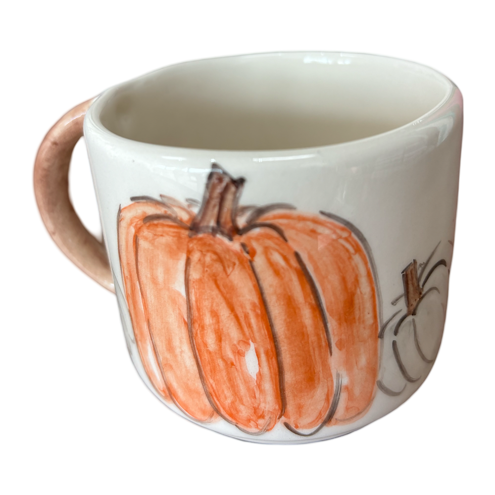 Handcrafted Pumpkin Tea Cup