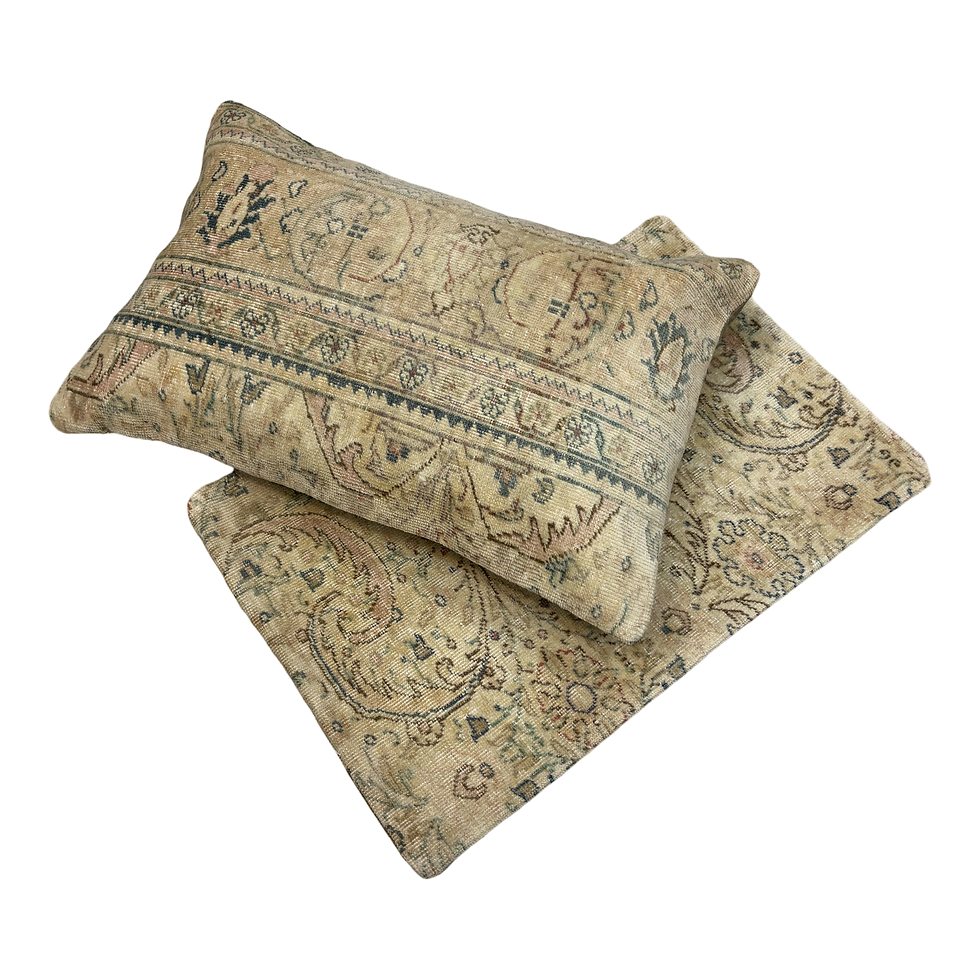 Thumbnail: Vintage Pillow Covers 16inch x 23inch