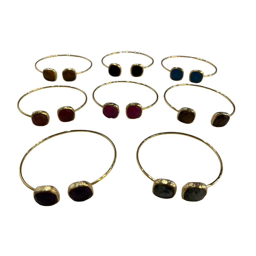 Turkish 2 Stone Colorful Bracelet