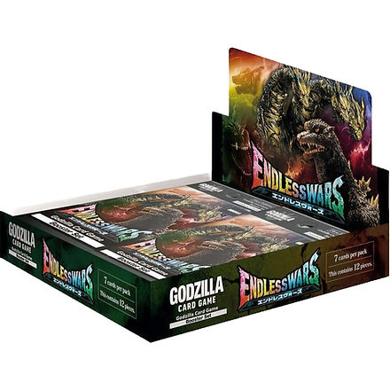 godzilla booster box Card Game Set #4 "Endless Wars" Booster Cardboard Fiat Godzilla card game is a strategic trading card game based on the legendary Godzilla series thats celebrating its 70th anniversary Godzilla Card Game Booster Pack