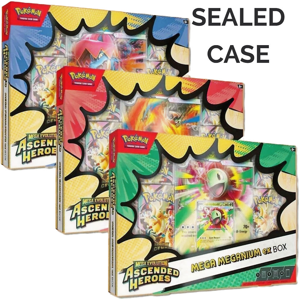 Ascended Heroes Mega ex Boxes Sealed Case