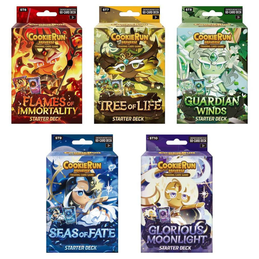 CookieRun TCG: Legendary Cookie Starter Deck Assortment (5)