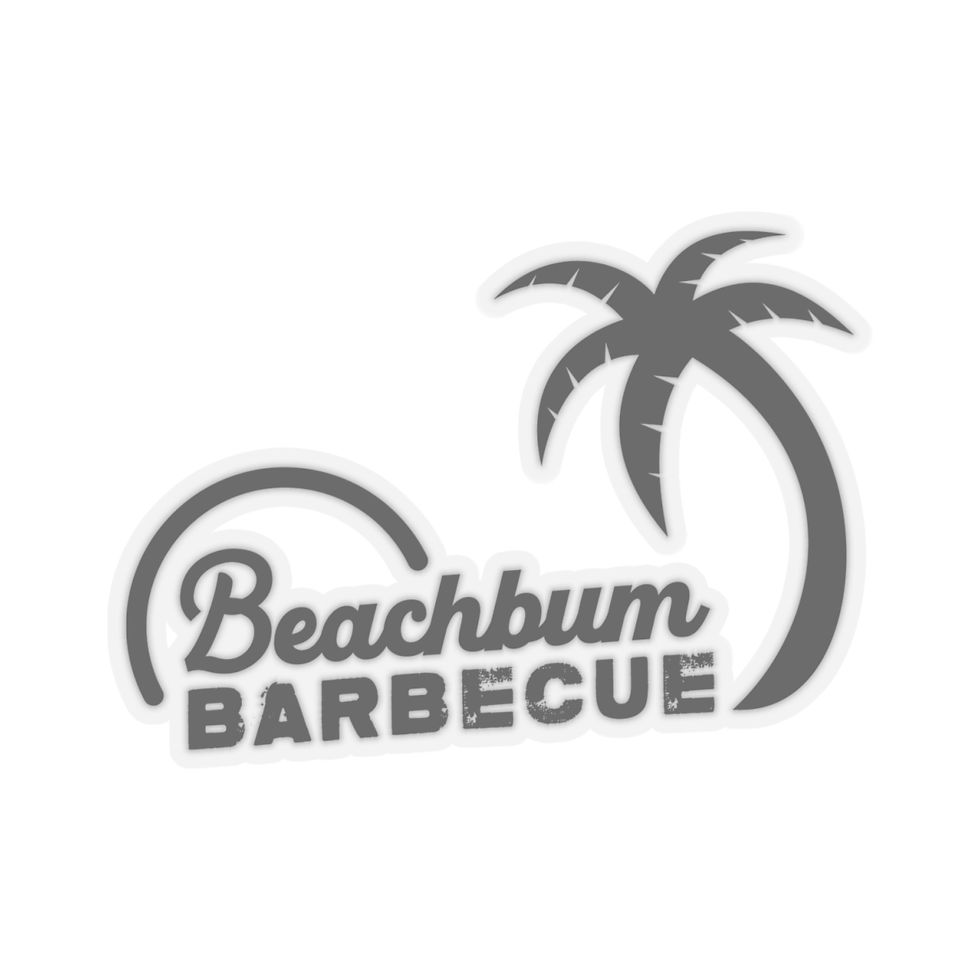 Beachbum BBQ Simply Black Sticker