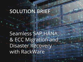Seamless SAP HANA & ECC Migration and Disaster Recovery with RackWare