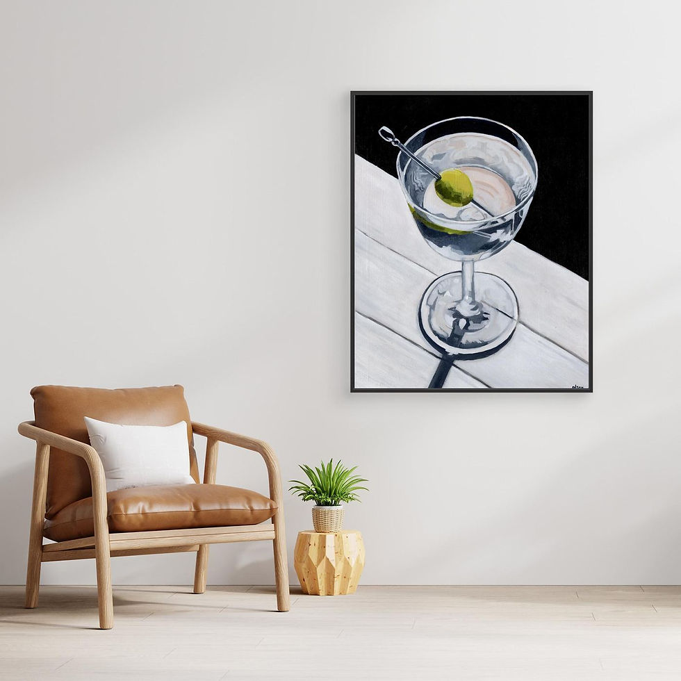 Thumbnail: Martini Cocktail Canvas Print