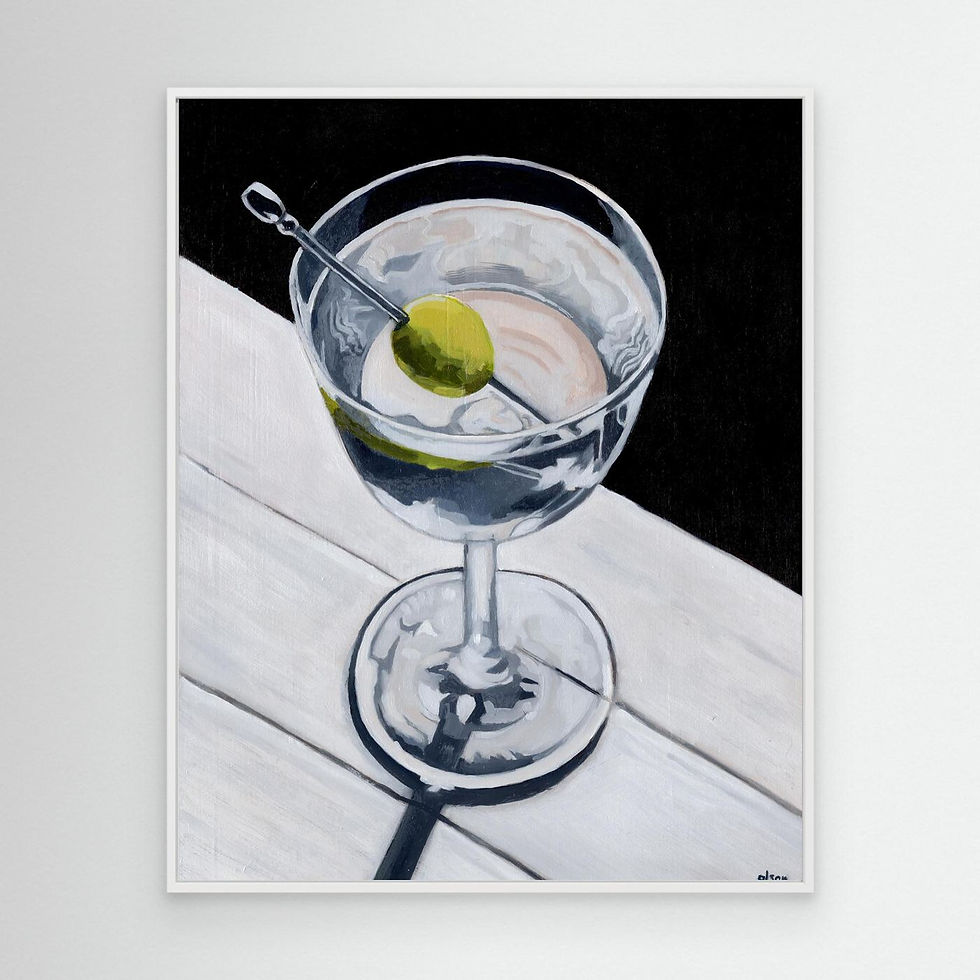 Thumbnail: Martini Cocktail Canvas Print
