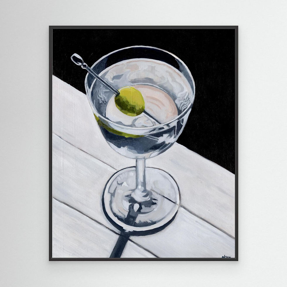 Thumbnail: Martini Cocktail Canvas Print