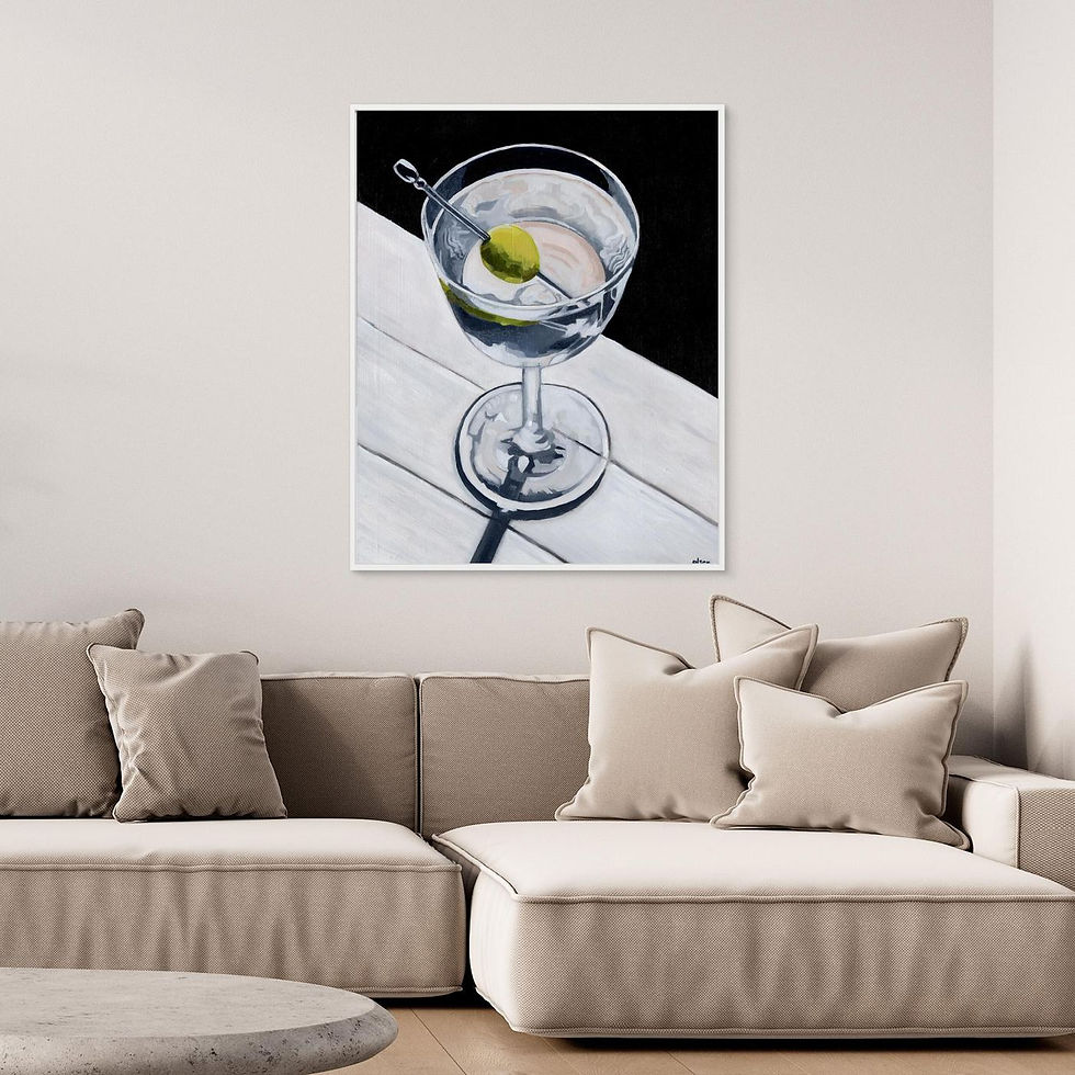 Thumbnail: Martini Cocktail Canvas Print