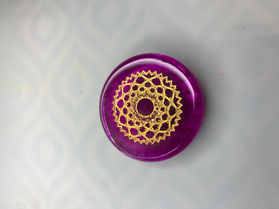 Thumbnail: Epoxy 7 Chakra Semicircle Set