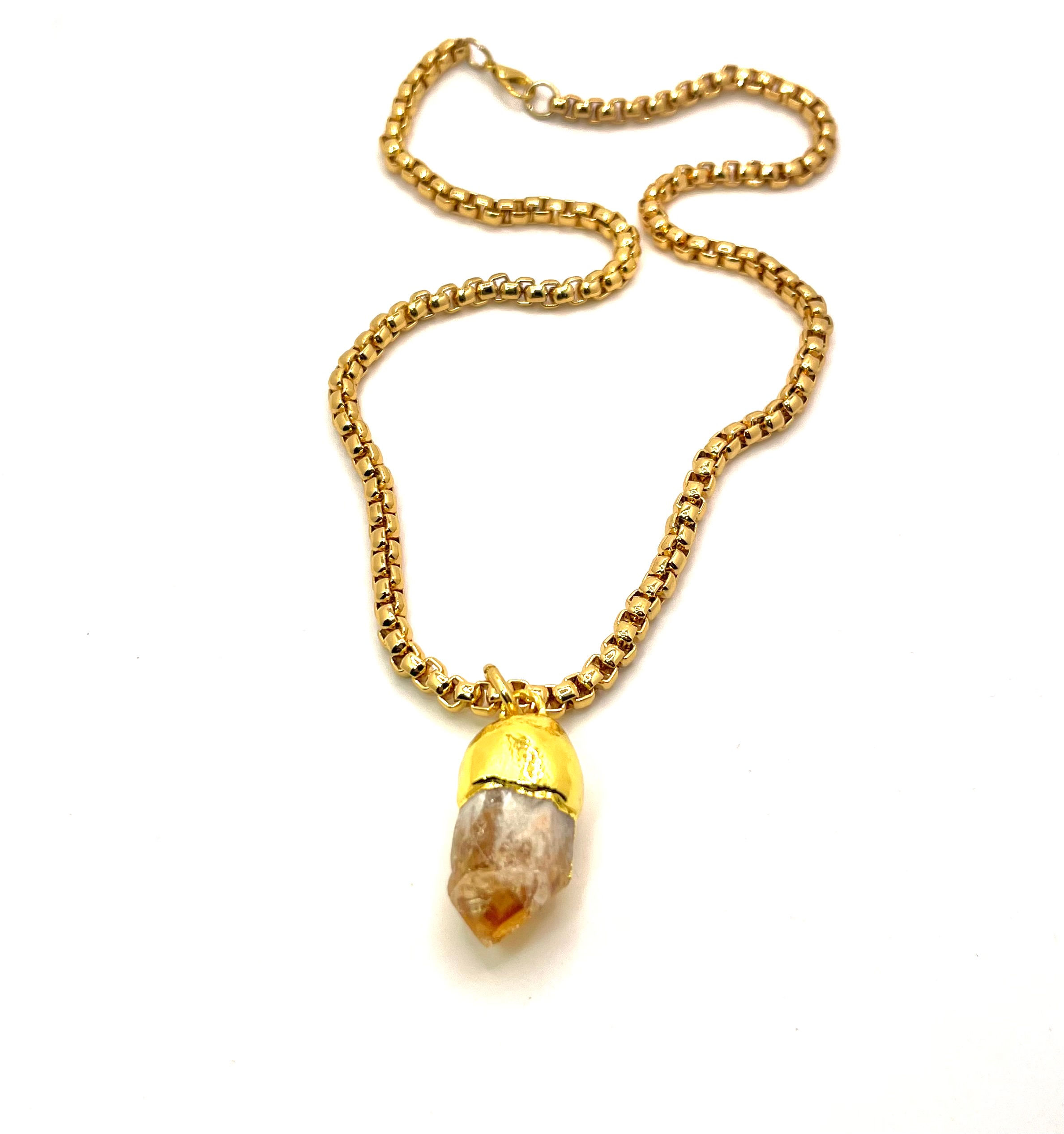 Colar Aurora Citrina