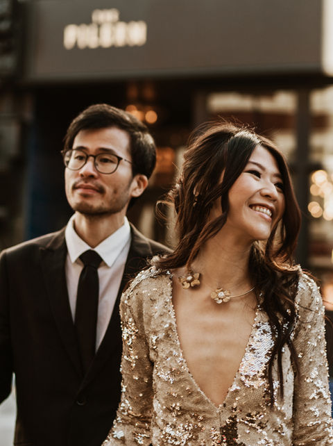 London Urban city wedding modern bride hair and makeup