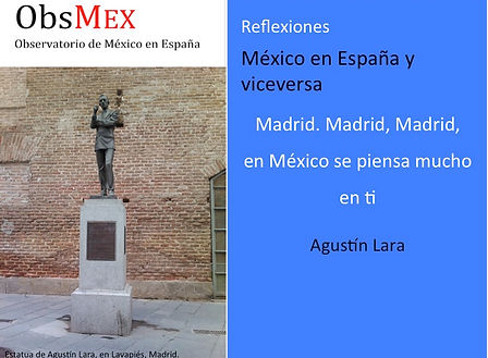 Agustin Lara. Madrid