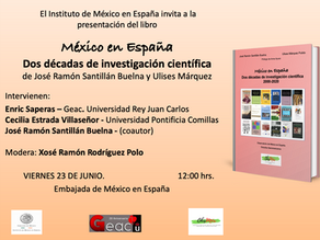 Presentamos nuevo libro en la Embajada de México 