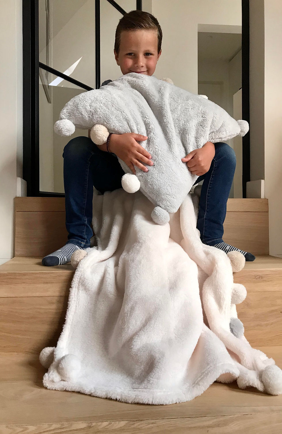 Miniature : Coussin Lionel Gris