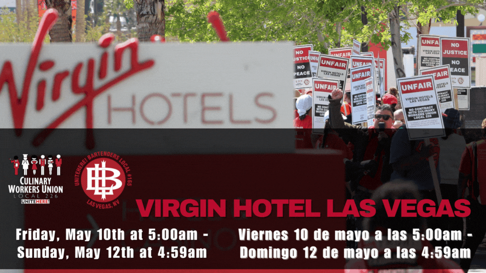 Strike at Virgin Hotel