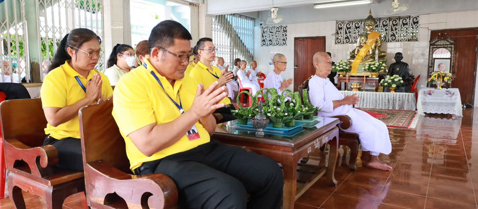 มูลนิธิมหามกุฏราชวิทยาลัย ในพระบรมราชูปถัมภ์ ร่วมกับสำนักชีศาลาสันติสุข ได้จัดบำเพ็ญกุศลทักษิณานุประทาน และถวายภัตตาหารเพล แด่พระภิกษุสงฆ์