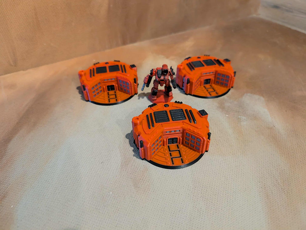 Thumbnail: Bunker 3-Pack - 6mm Scale Wargaming Terrain