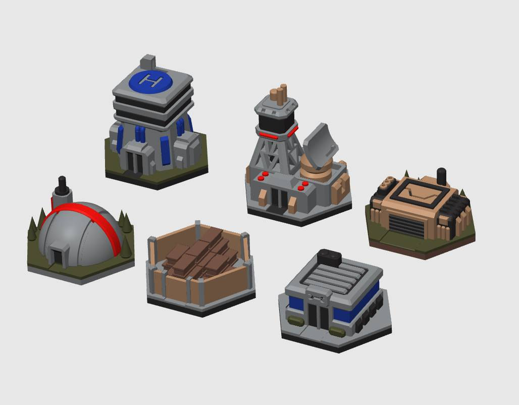 HexObjectives: Raids - 6mm Scale Wargaming Terrain