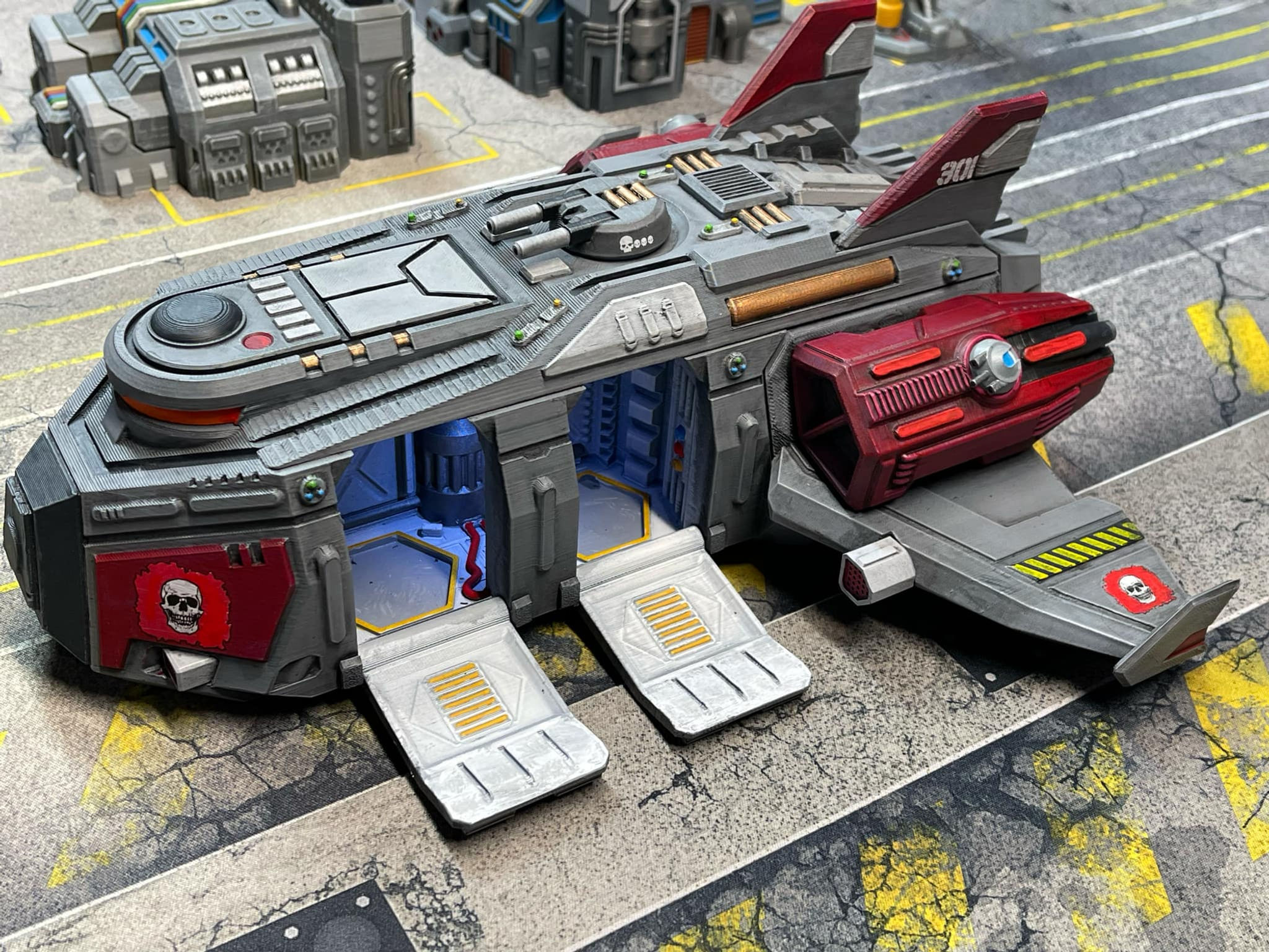 Lampart Dropship Mech scale - 6mm Scale Wargaming Terrain