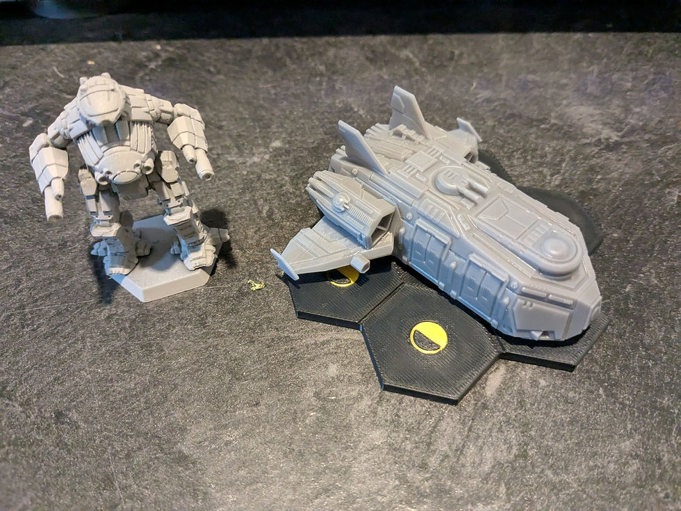 Thumbnail: Lampart Dropship - Hex Scale - 6mm Scale Wargaming Terrain