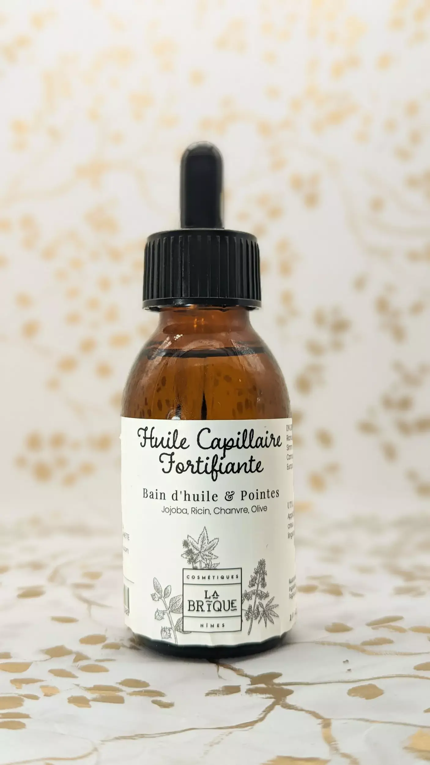 Huile capillaire fortifiante