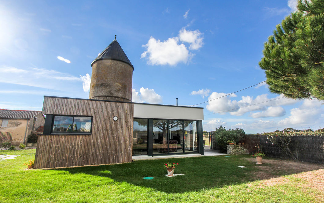 rénovation extension ancien moulin architecte saint michel chef chef