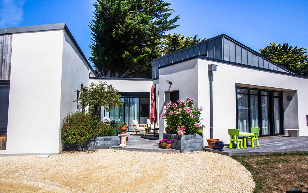 Construction maison neuve avec patio à Préfailles