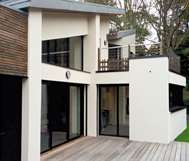 consctruction maison neuve parpaing bois isolant performant saint michel chef chef architecte