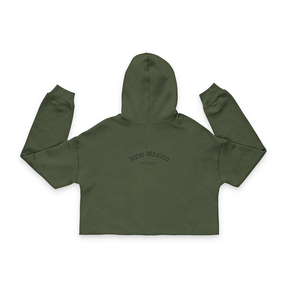 Thumbnail: Women's EvilUni New Mexico Cropped Hoodie 
