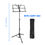 Thumbnail: Music stand lightweight 2in1 Dual-Use Desktop Book Stand Folding Holder MKJ-01