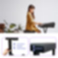 サムネイル： Duet Piano Bench Adjustable Stool MKB-05