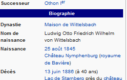 Louis II de Bavière (1845-1886)