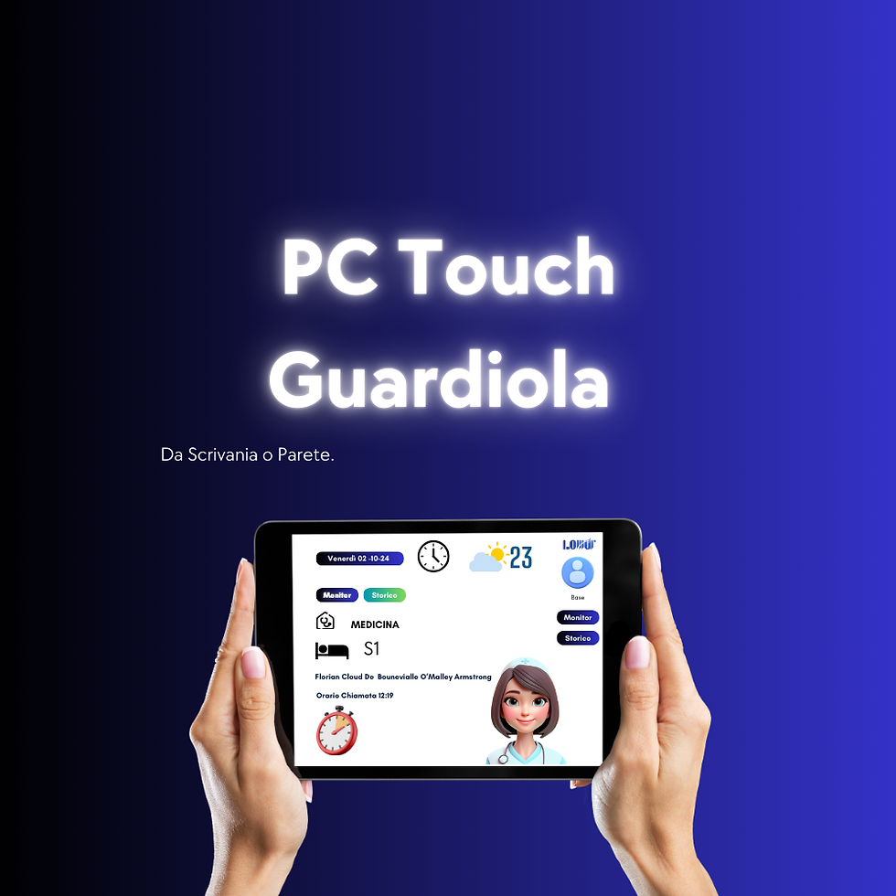 pc guardiola.png testaletto ospedalieri, sistemi di chiamata infermiera, controllo accessi