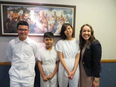 MIRACLE: The Sanicolas Family gets baptized!!! :))
