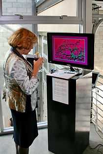 Les Mayers' art was available for bidders at the HARC Foundation's COMMAND PERFORMANCE fundraising event.