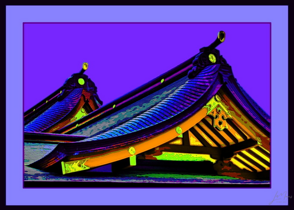 JAPANESE RAINBOW ROOF - PURPLE