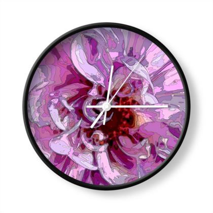 CLOCK (WALL) (MADE OF WOOD)