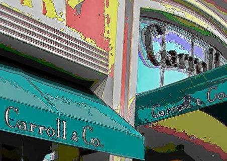 Les Mayers' art was on exhibit at Carroll & Company in Beverl Hills, California ARROLL & COm. IN BEVERLY HILLS, CA
