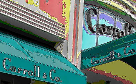 Les Mayers' art was on exhibit at Carroll & Company in Beverl Hills, California ARROLL & COm. IN BEVERLY HILLS, CA